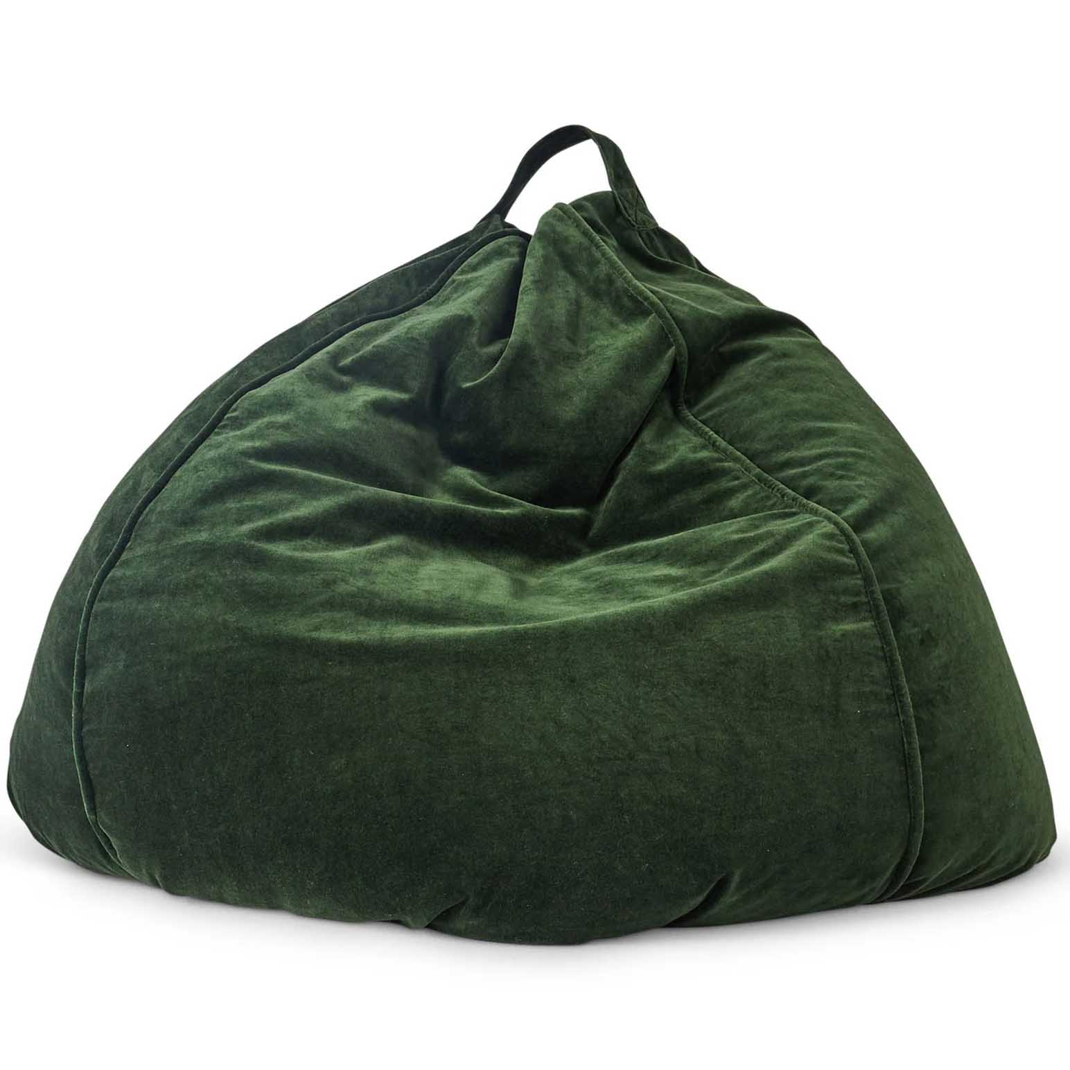 Kip&Co Kombu Green Velvet Beanbag